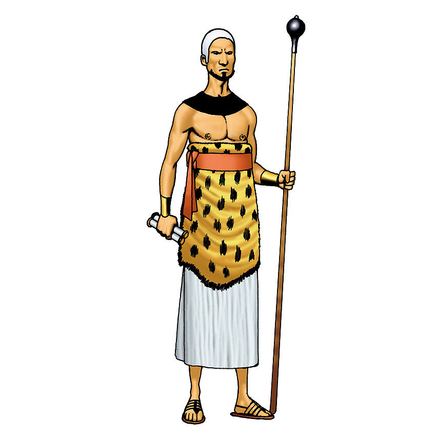 850x850 Ancient Priest Clipart Image