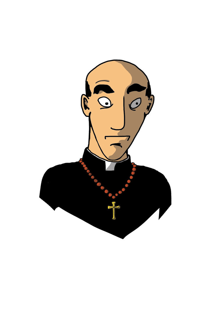 744x1074 Clip Art Priest Clip Art