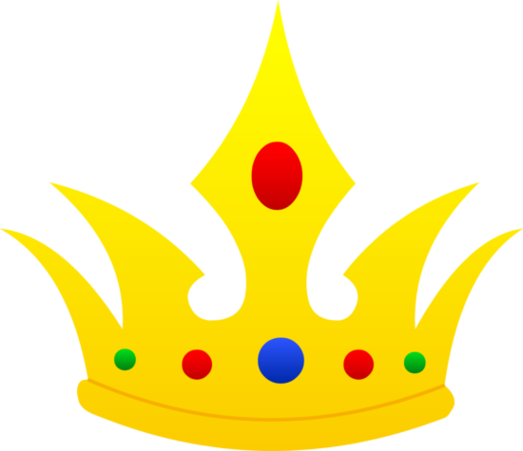523x451 Yellow Prince Crown Clipart