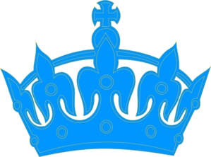 299x222 Blue Crown Clip Art