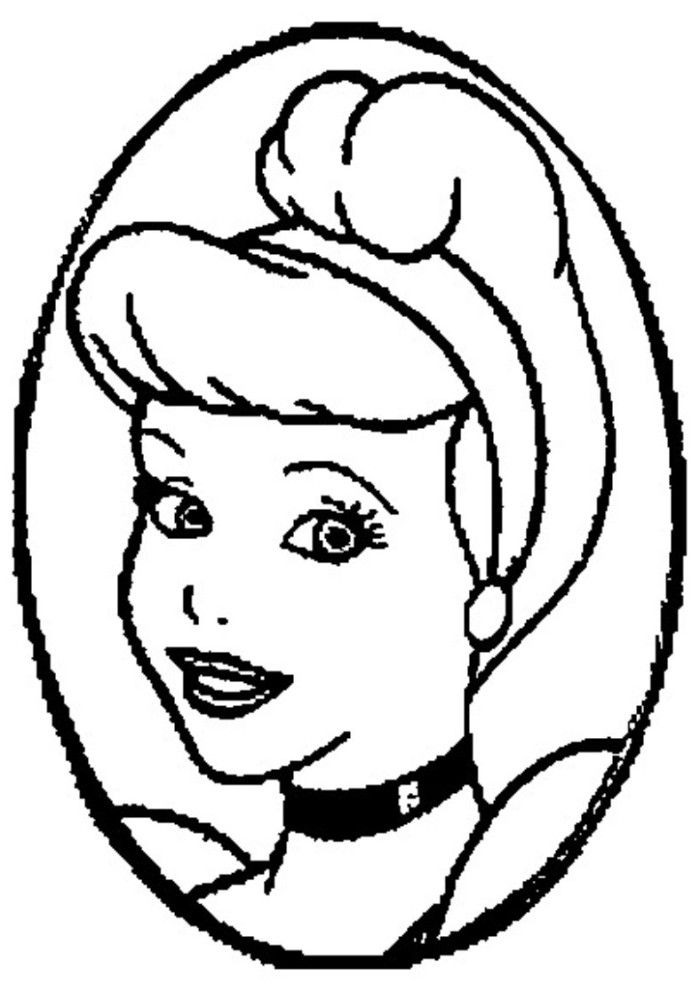 Princess Black And White Clipart