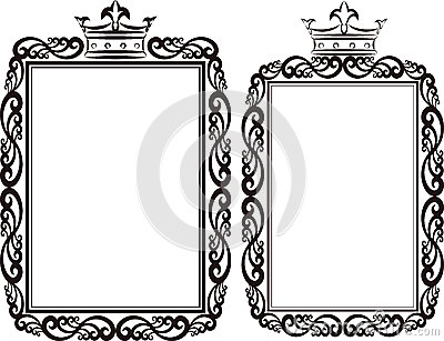 400x307 Crown Frame Clipart