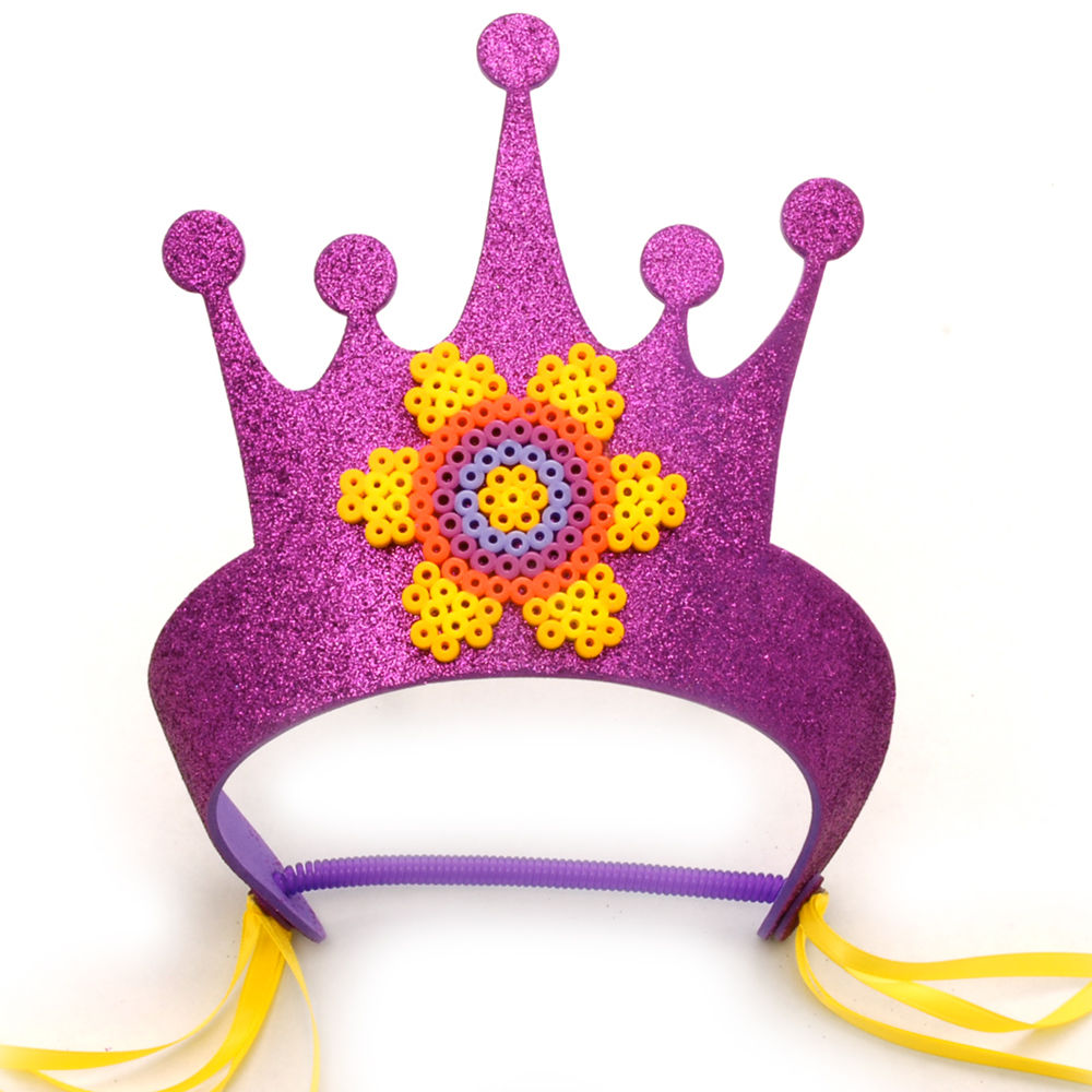1000x1000 Pretty Princess Crown Perler Beads