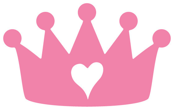 561x354 Princess Crown Stencil For Painting