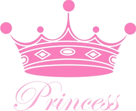 273x223 Princess Crown Machine Embroidery File Crafting Sewing Baby