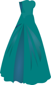 180x297 Green Dress Princess Clip Art