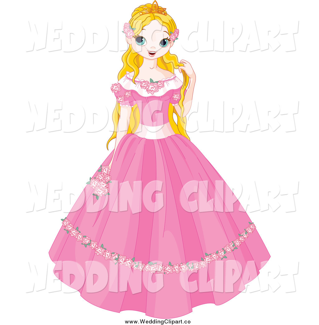 1024x1044 Vector Cartoon Marriage Clipart Of A Blond Fairy Tale Princess