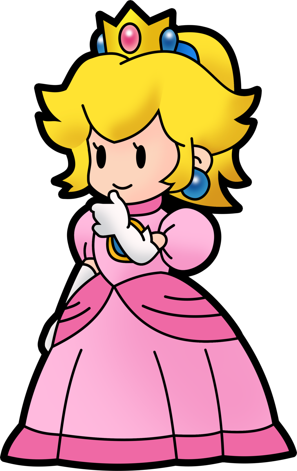 1024x1624 Paper Princess Peach By Fawfulthegreat64