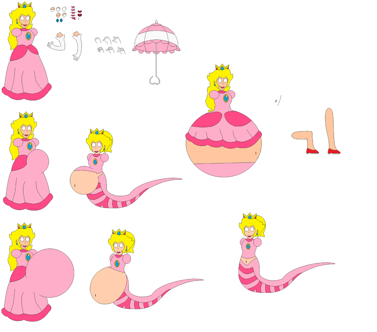 1280x1128 Princess Peach Builder By Marioman94