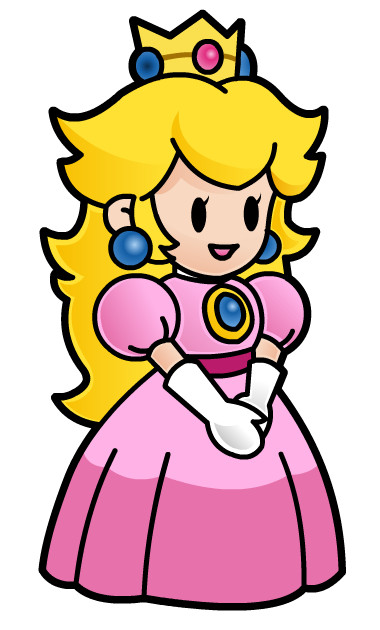 380x630 Princess Peach Clipart Toad