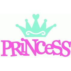 236x236 Cute Princess Crown Car Decal Pink Girly Clipart