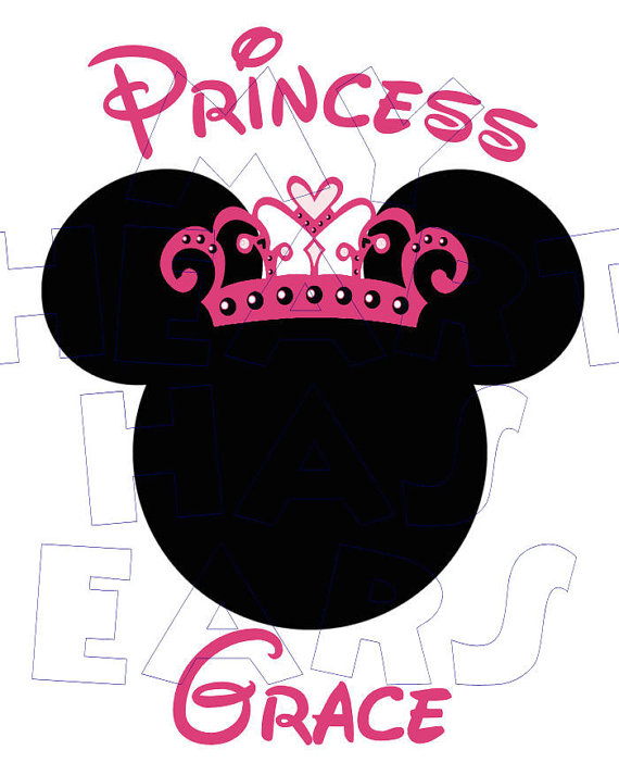 570x713 Printable Princess Tiara Minnie Mouse Digital Clip Art By