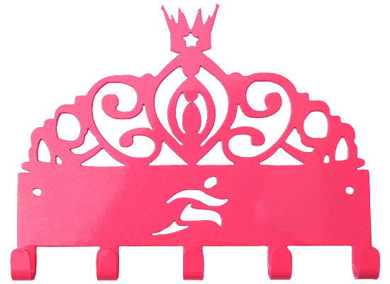 550x400 Tiara With Runner Cutout Medal Hanger