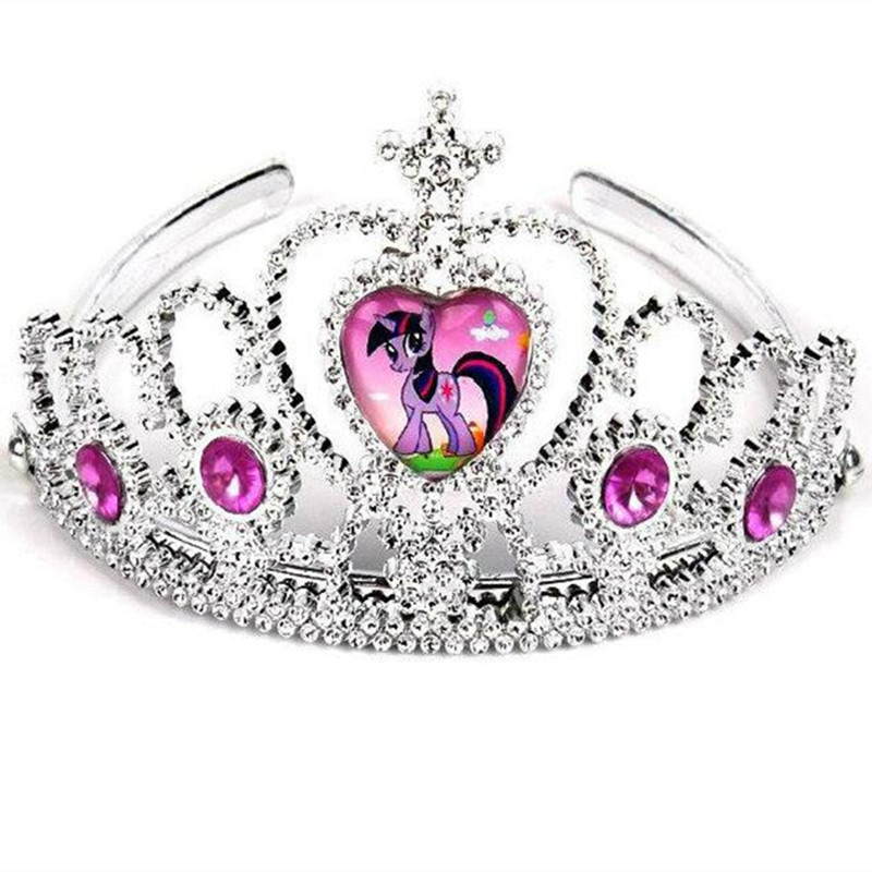 800x800 Cartoon Elsa Princess Tiara Crown Girl's Party Birthday Xmas Gift