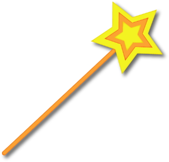 340x325 Princess Wand Clipart