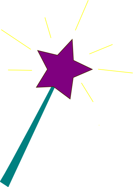 426x598 Star Wand Clip Art