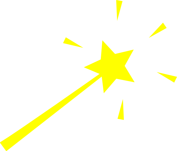 600x512 Yellow Wand Clip Art