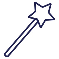 200x200 Star Wand Clip Art