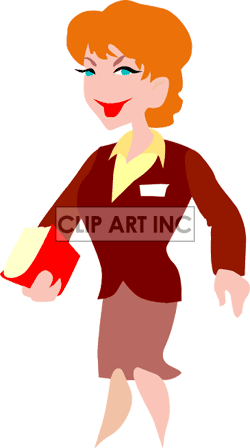 250x448 Journalist Clipart Female Principal