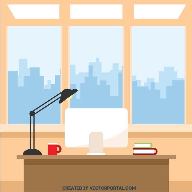 660x660 Office Room Clipart