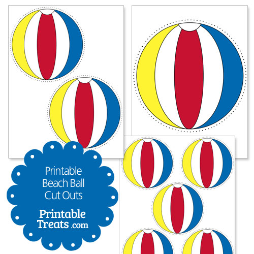 500x500 Printable Beach Ball Cut Outs Printable