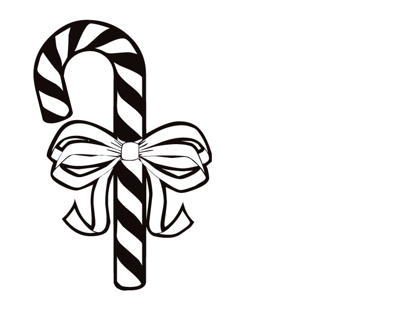 810x630 Printable Candy Cane Coloring Pages 355072
