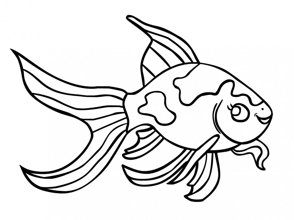 940x705 Printable Fish Coloring Pages Coloring Me