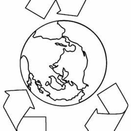 268x268 Printable Earth Coloring Pages For Kids Cool2bkids Take Care