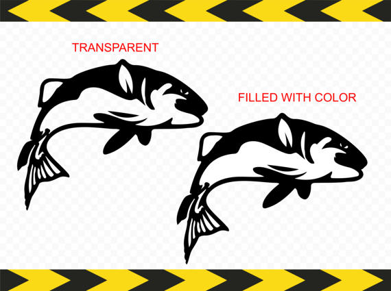 570x425 Fish Svg File Clipart Fishing Svg Decal Shirt Printable Art Svg