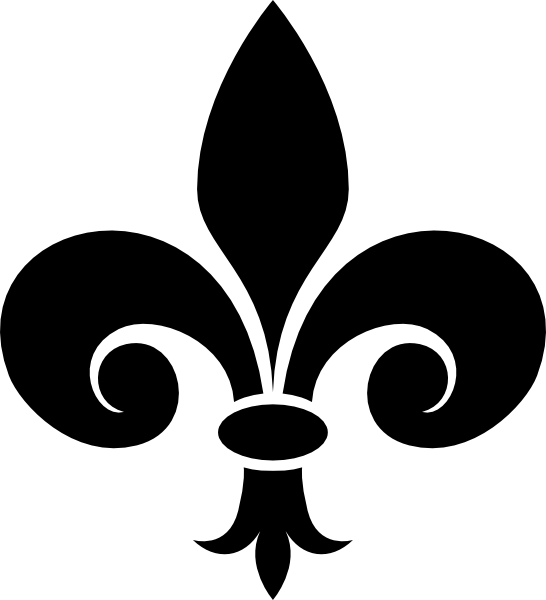 546x600 Fleur De Lys Clip Art