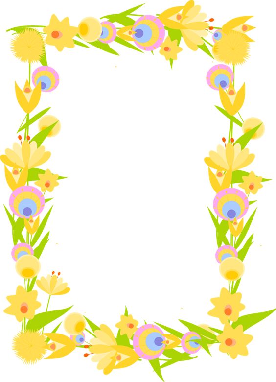 564x780 Printable Flower Clipart With Transparent Background