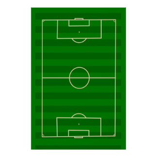 324x324 Football Field Posters Zazzle
