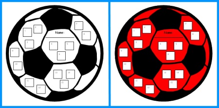 450x223 Football Sticker Charts Fun Sticker Chart Templates Shaped Like