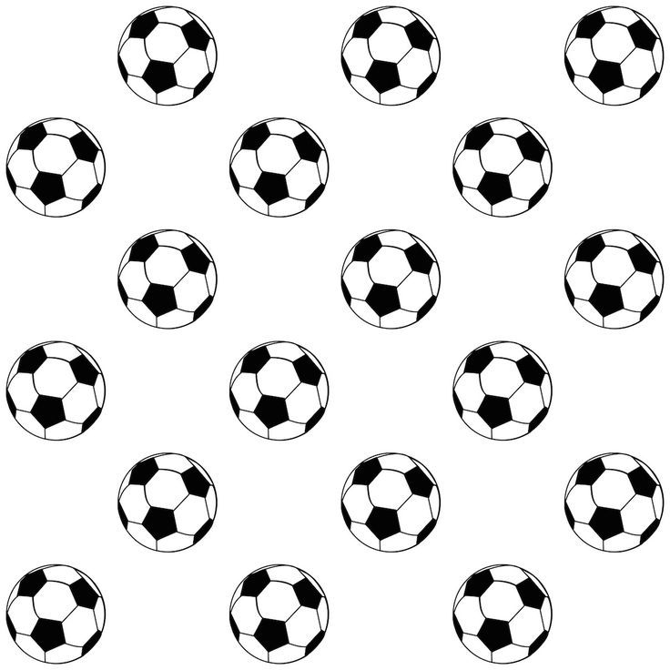 736x736 Free Printable Soccer Ball Pattern Silhouette