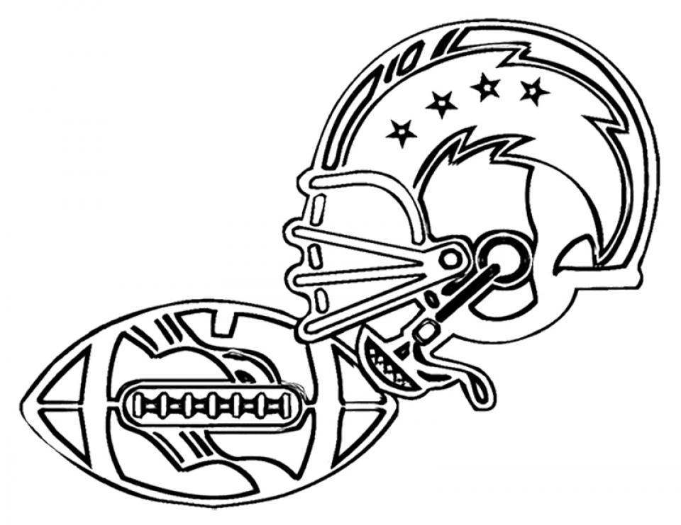 960x741 Free Coloring Page Football Coloring Pages Printable For Blank