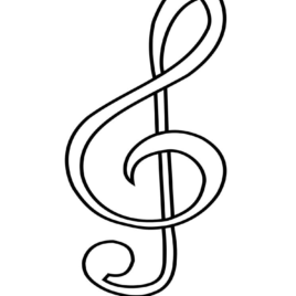 268x268 Free Printable Music Notes Coloring Pages Best Of Printable Music