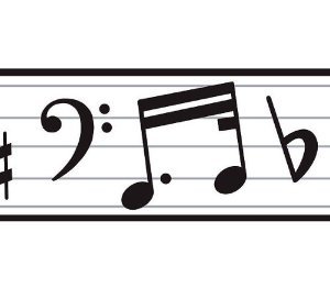 300x262 Music Note Border Musical Borders Printable Music Notes Border