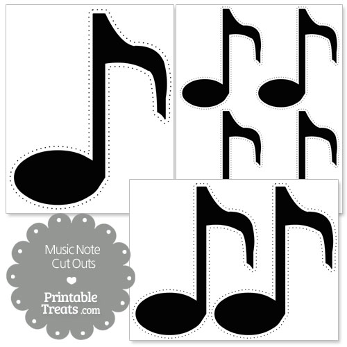 Printable Music Notes | Free download on ClipArtMag