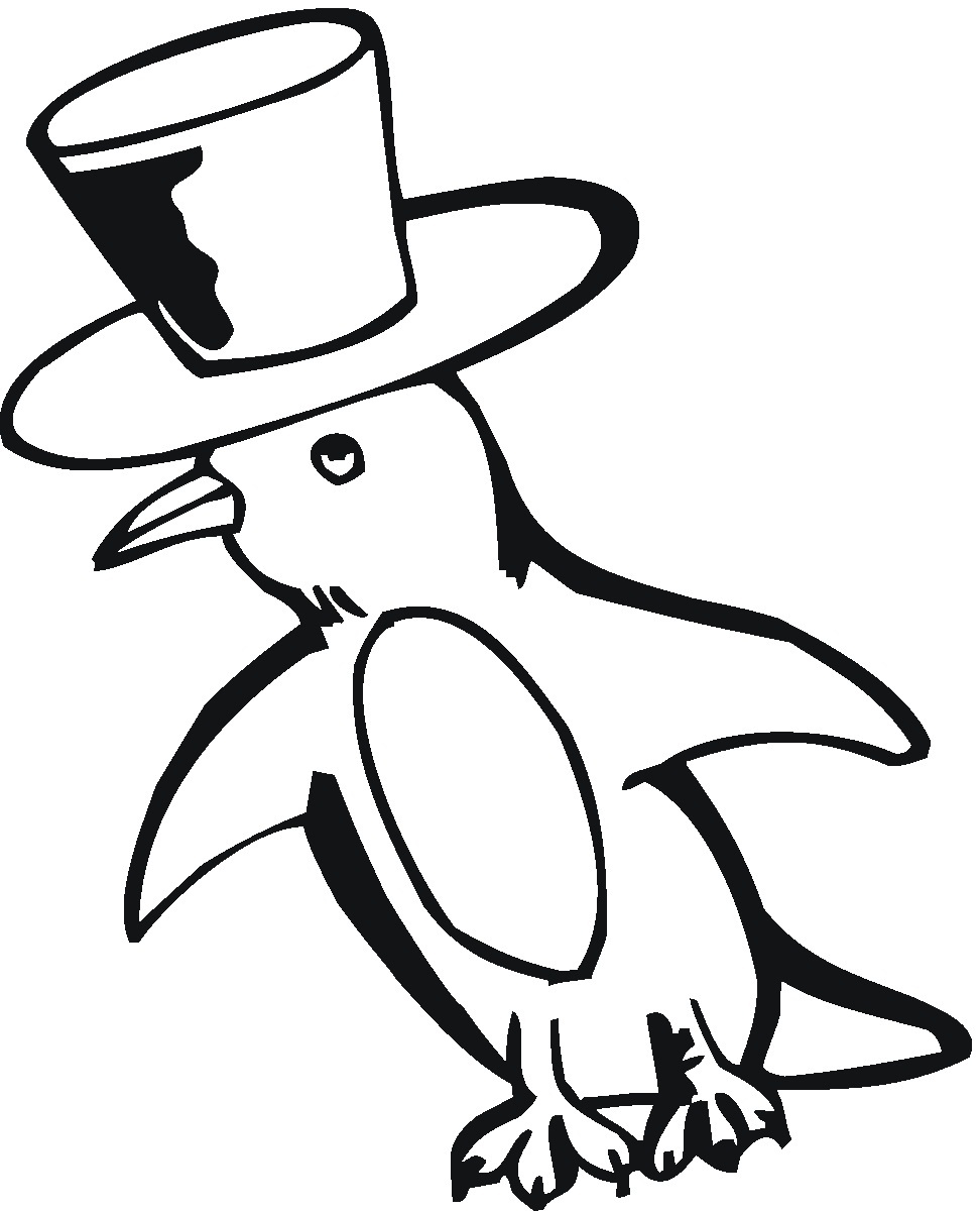 972x1200 New Coloring Pages Penguins 93