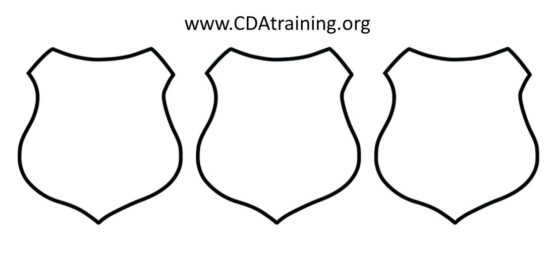 1100x504 Printable Police Badge Police Badge Drawing Coloring Picture