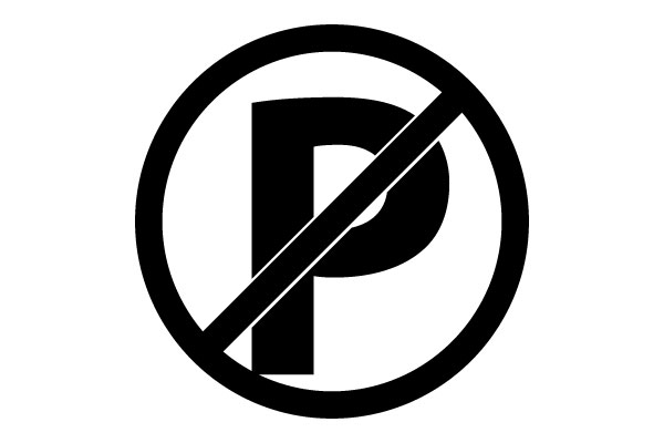 600x400 Printable No Parking Sign
