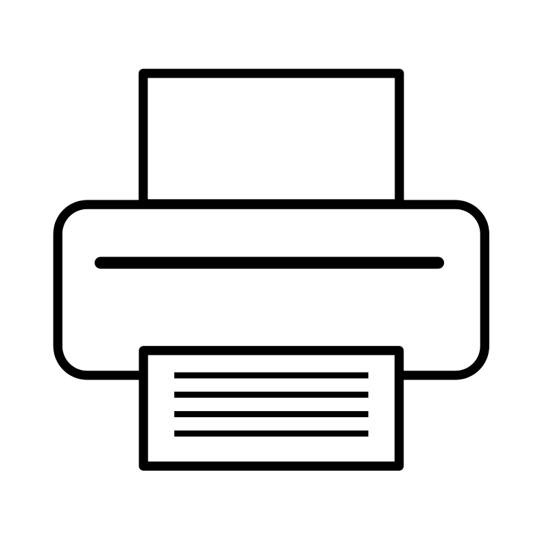 800x800 Free Clipart Printer Icon Anonymous