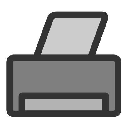 410x410 Free Clipart Of Printer