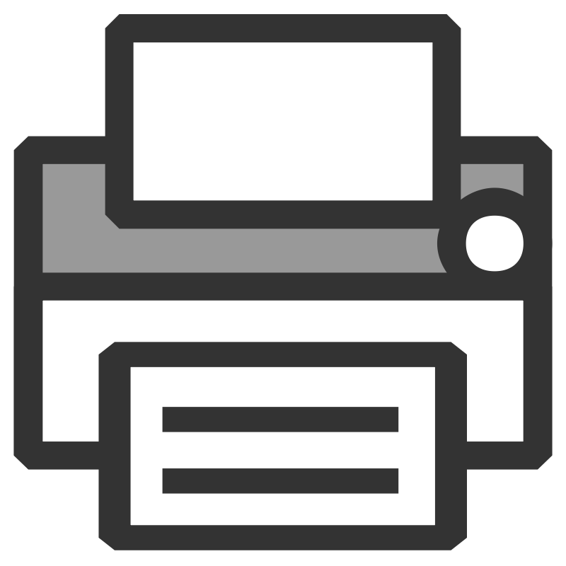 800x800 Printer Clipart