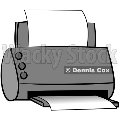 400x400 Office Paper Printer Clipart Djart