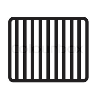 320x320 Prison Bar Stock Vector Colourbox