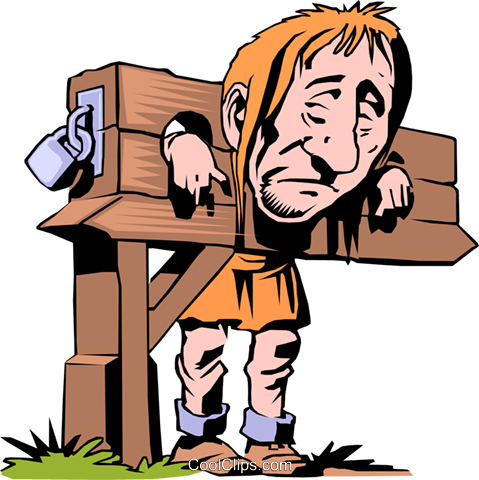 479x480 Cartoon Prisoner Royalty Free Vector Clip Art Illustration