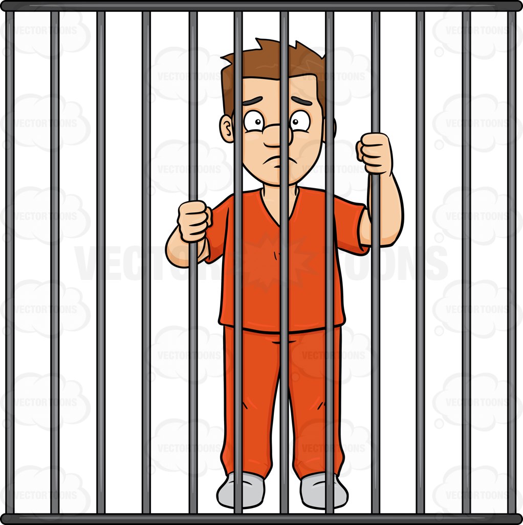 1022x1024 Men Clipart Jail