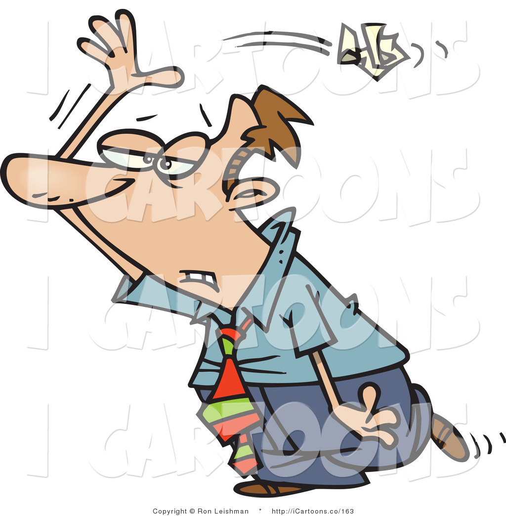 1024x1044 Shoulder Clipart Vector Cartoon Clip Art Of A Sad Employee Tossing