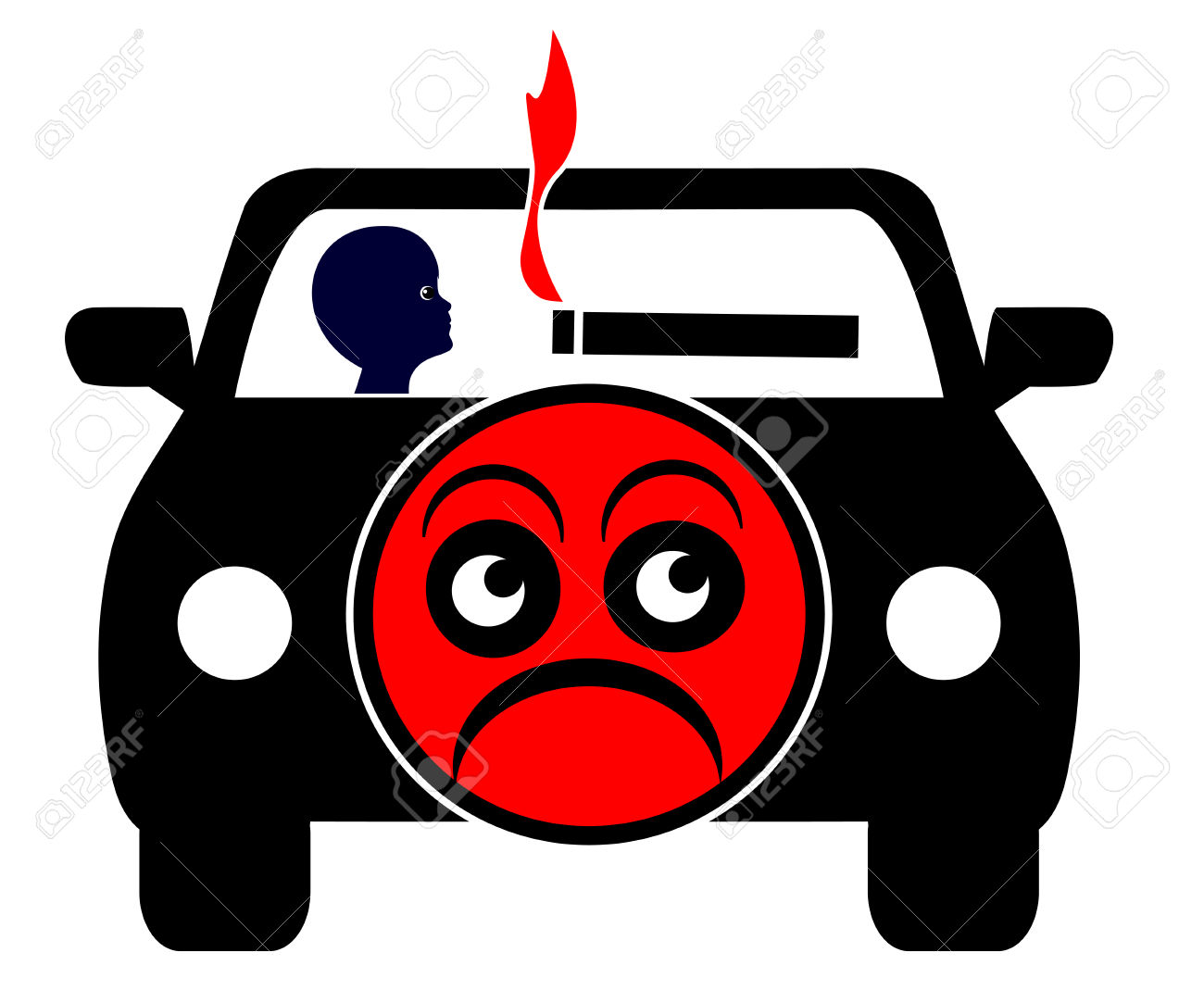 1300x1069 No Smoking Clipart Car